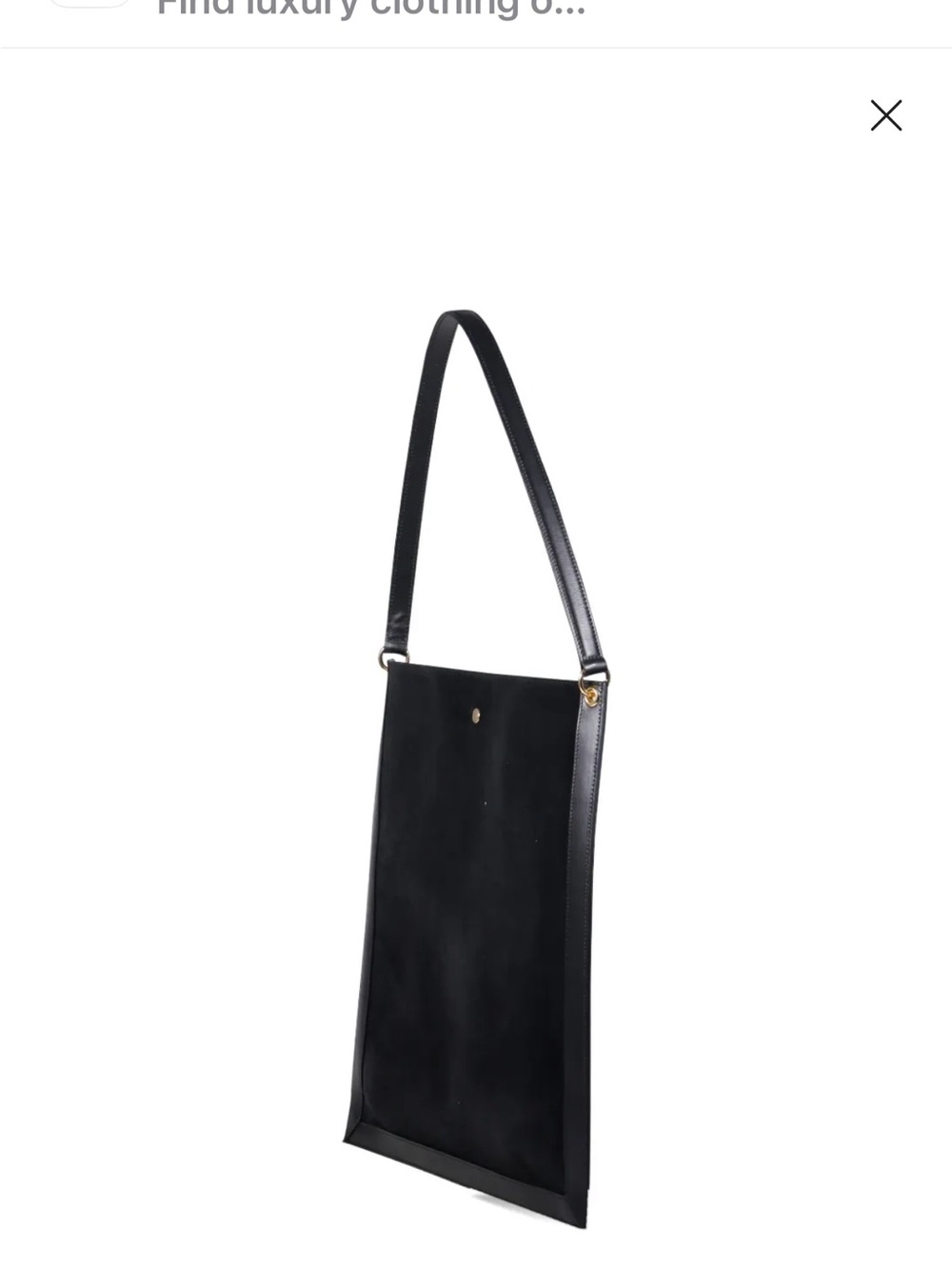 NEW WANDLER PENNY LEATHER SUEDE TOTE BAG BLUE - Picture 2 of 6